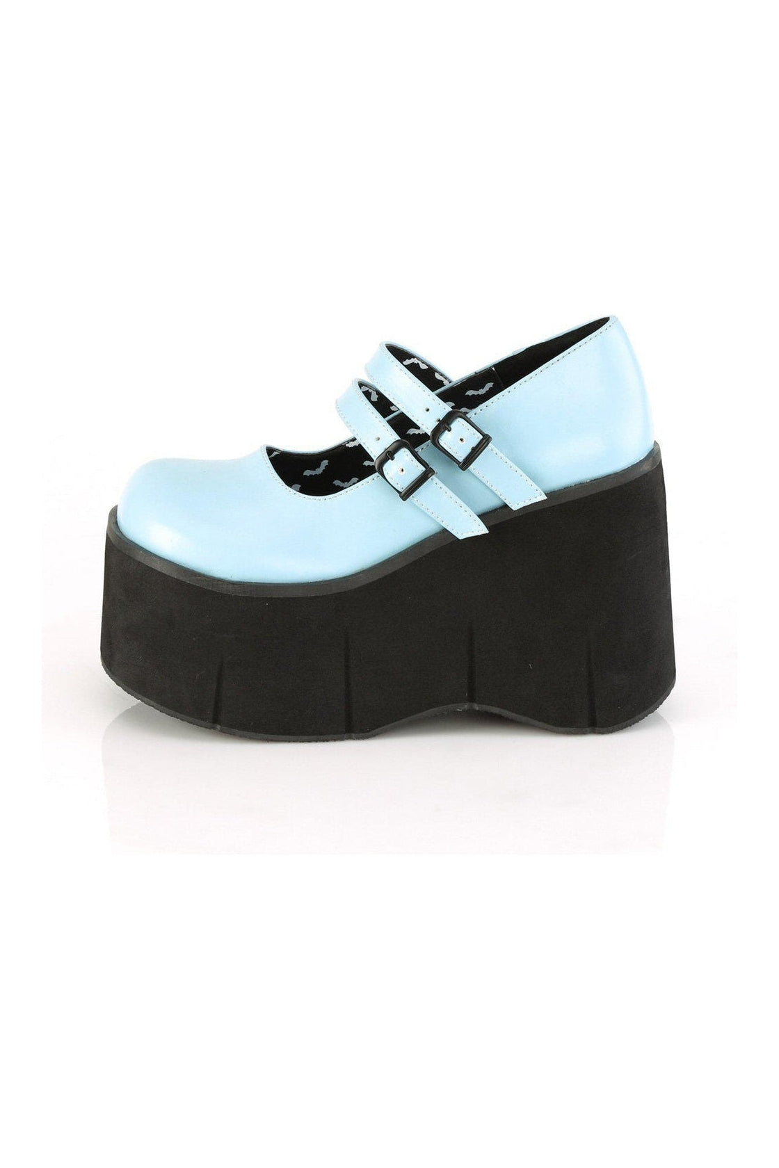 Demonia KERA 08 Mary Janes Blue Faux Leather Sexyshoes