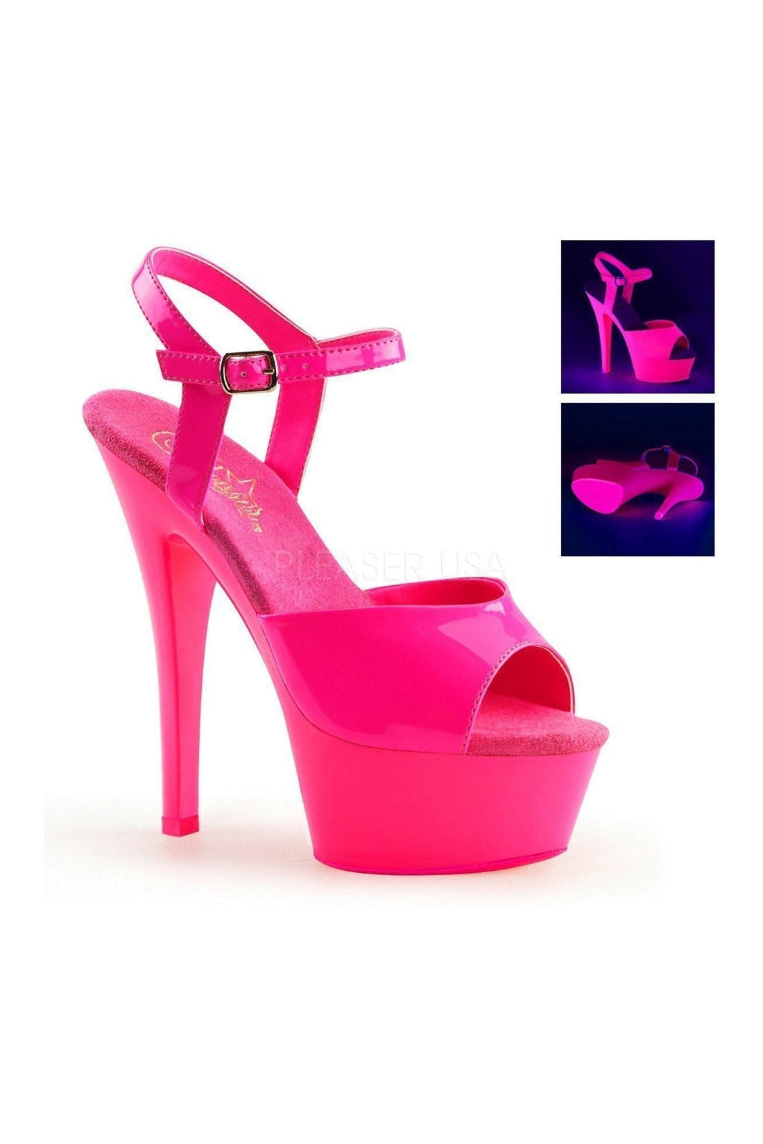 Neon stripper heels clearance