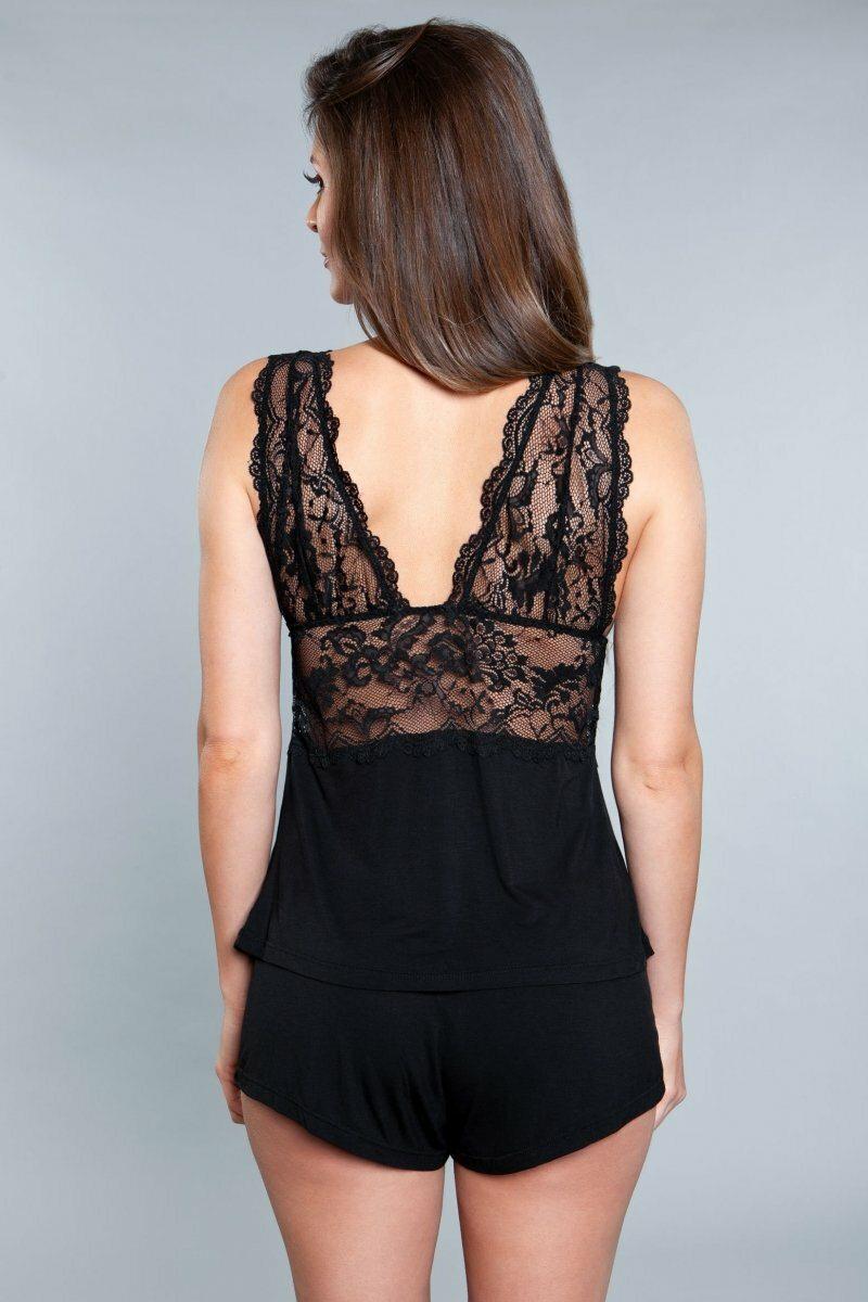 Lace Top Sleepwear Set-Sleepwear-BeWicked-SEXYSHOES.COM