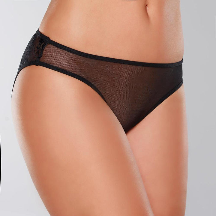 Open Back Panty-Panties-Adore Lingerie-Black-O/S-SEXYSHOES.COM