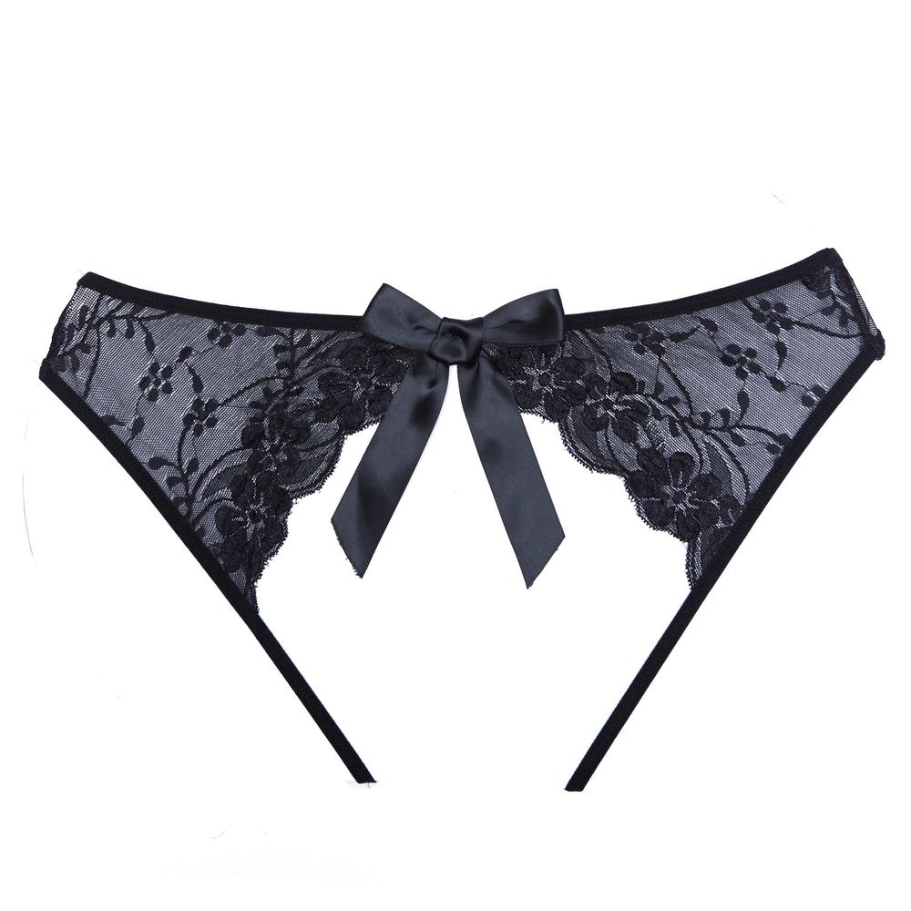 Open Back Panty-Panties-Adore Lingerie-Black-O/S-SEXYSHOES.COM