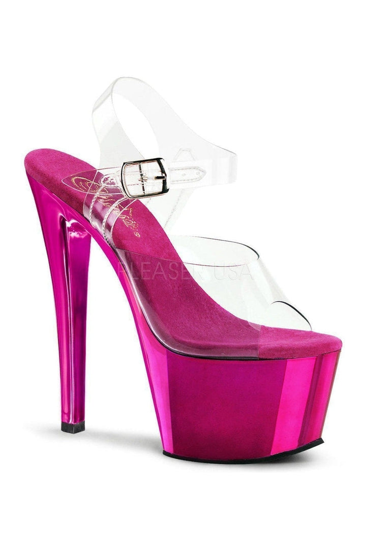 Pleaser Clear Sandals Platform Stripper Shoes | Buy at Sexyshoes.com