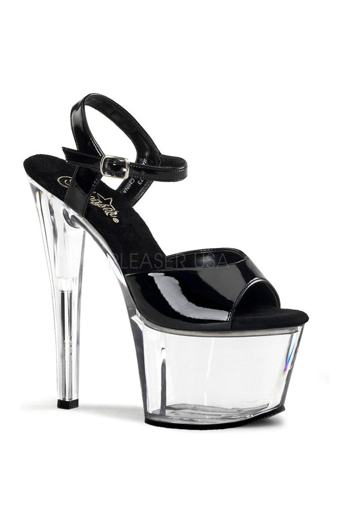 Pleaser Black Sandals Platform Stripper Shoes | Buy at Sexyshoes.com