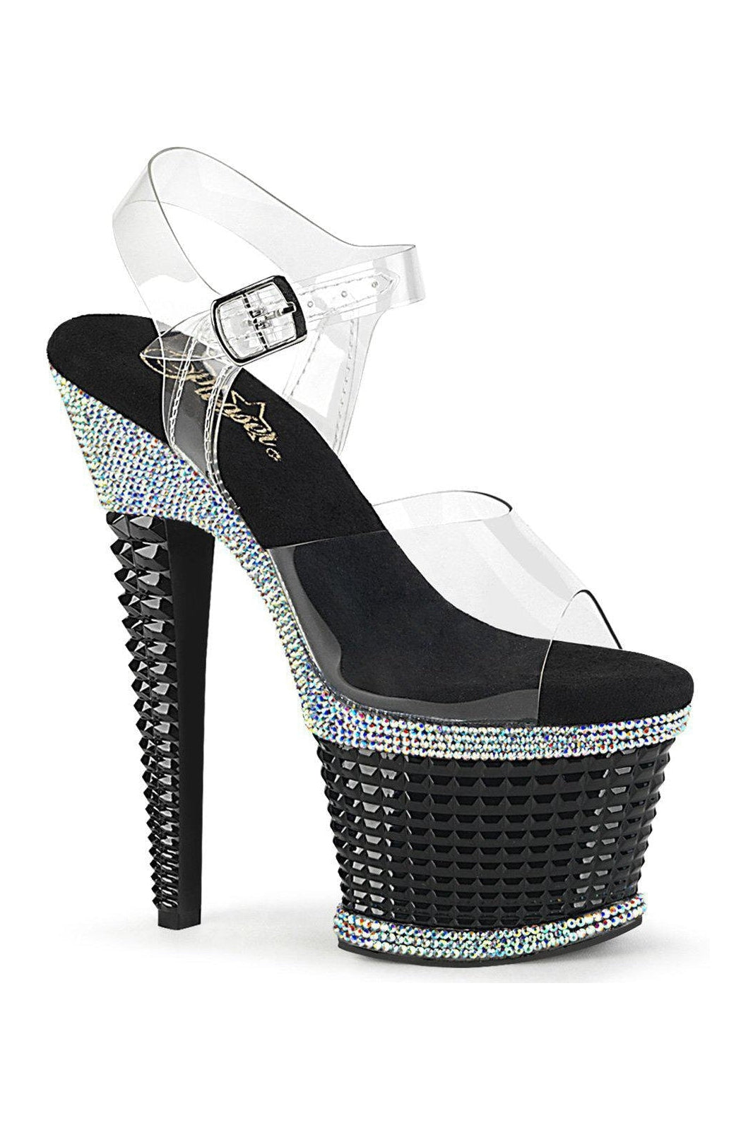 Pleaser Clear Sandals Platform Stripper Shoes | Buy at Sexyshoes.com