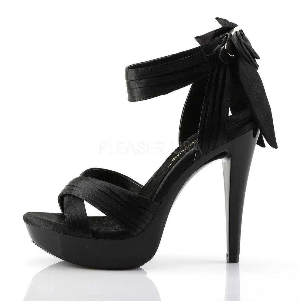 SS-COCKTAIL-568 Sandal | Black Fabric-Footwear-Pleaser Brand-Black-12-Fabric-SEXYSHOES.COM