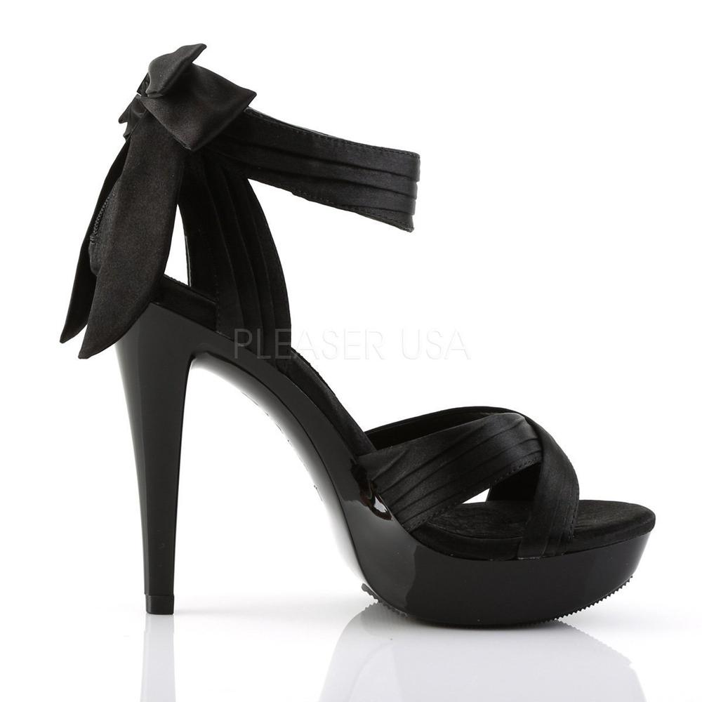 SS-COCKTAIL-568 Sandal | Black Fabric-Footwear-Pleaser Brand-Black-12-Fabric-SEXYSHOES.COM