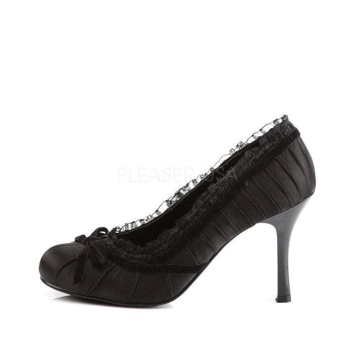 SS-DAINTY-420 Pump | Black Fabric-Pumps-Funtasma-Black-6-Fabric-SEXYSHOES.COM