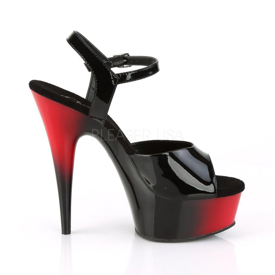 SS-DELIGHT-609BR Platform Sandal | Black Patent-Final Sale-SEXYSHOES.COM