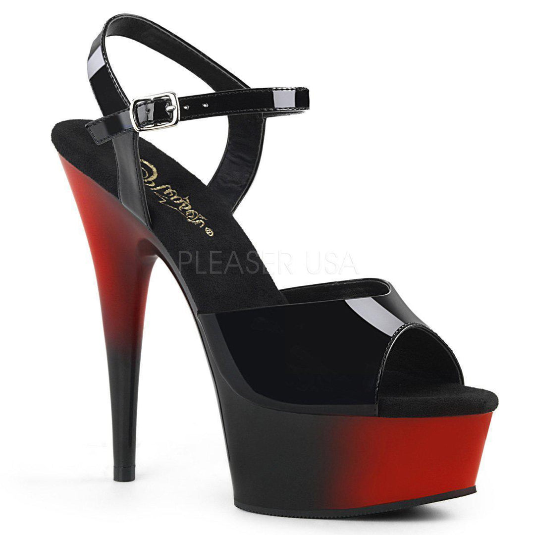 SS-DELIGHT-609BR Platform Sandal | Black Patent-Final Sale-SEXYSHOES.COM