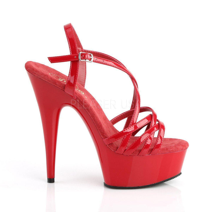 SS-DELIGHT-613 Platform Sandal | Red Patent-Final Sale-SEXYSHOES.COM