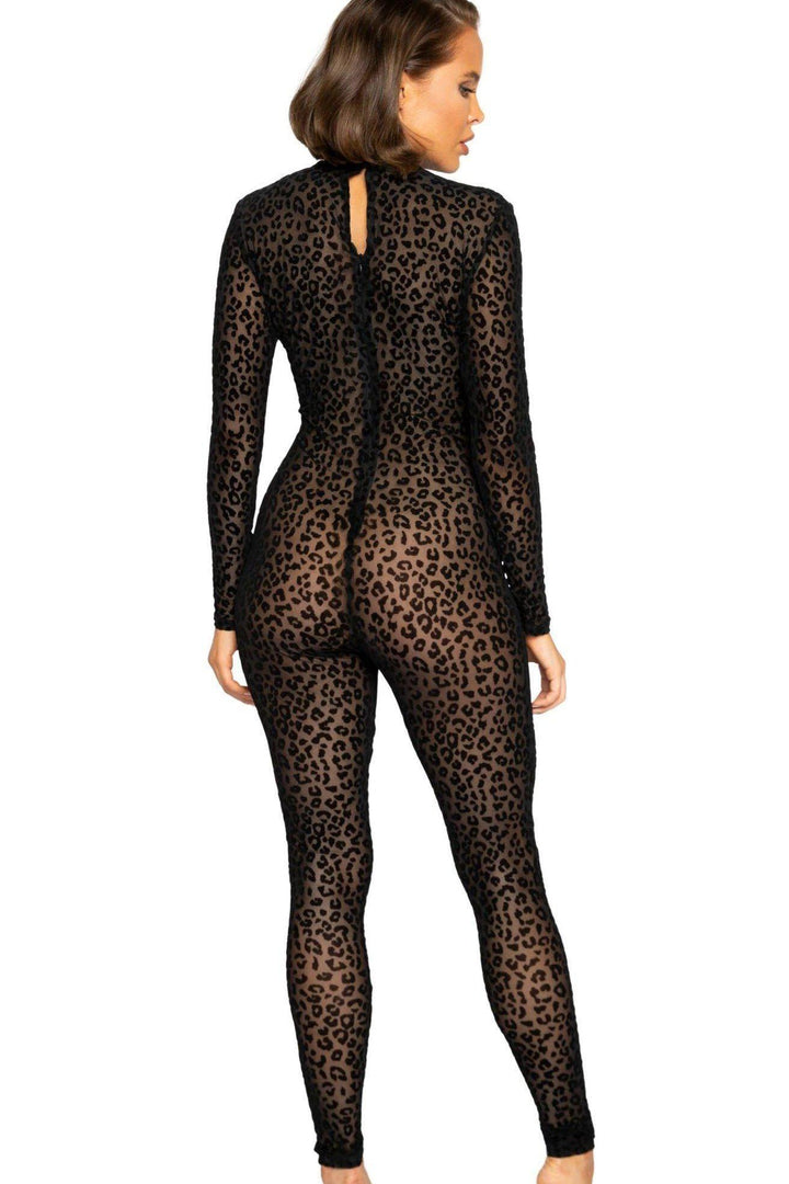 Velvet Leopard Bodystocking-Roma-SEXYSHOES.COM