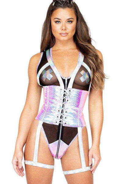 Snake Lace-Up Waist Cincher